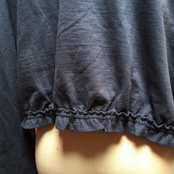 LAST CALL!  GTS Slate Blue Terry Cloth Sweatshirt - Picture 7 of 8